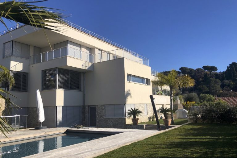 étude structure villa de luxe